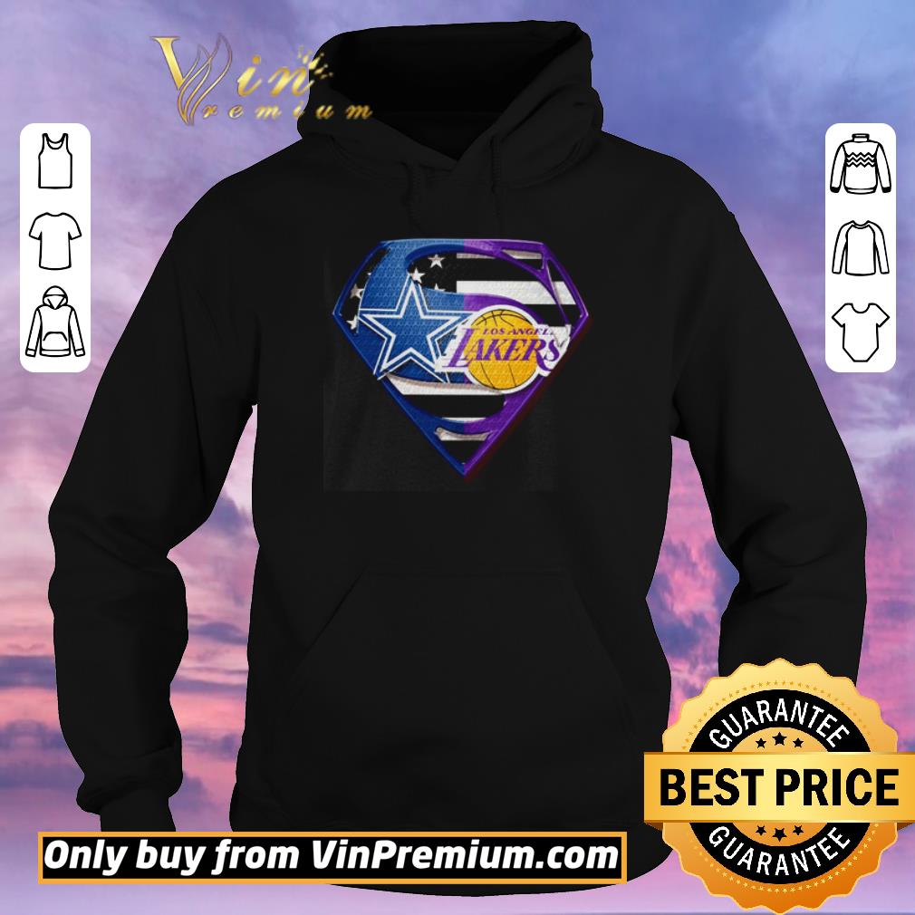 b95ce356 nice funny awesome superman dallas cowboys and los angeles lakers shirt sweater 4 - Nice Funny Awesome Superman Dallas cowboys and Los Angeles Lakers shirt sweater