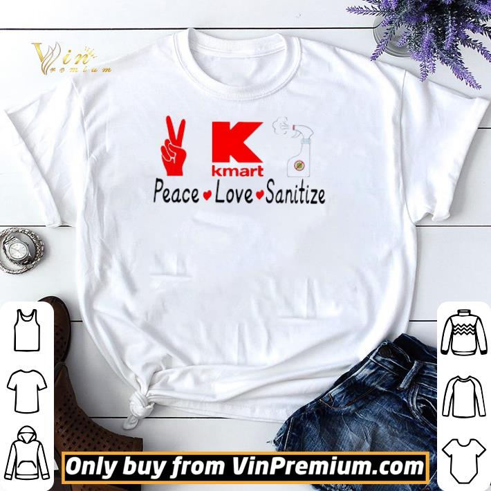 Nice K Kmart Peace Love Sanitize shirt sweater