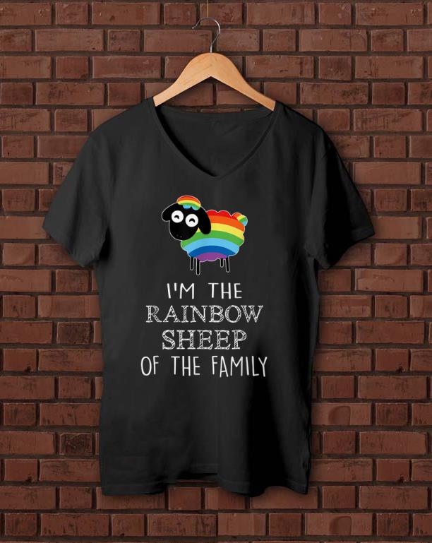Awesome I'm The Rainbow Sheep Of Family LGBT Flag Gay Pride Gift Shirt