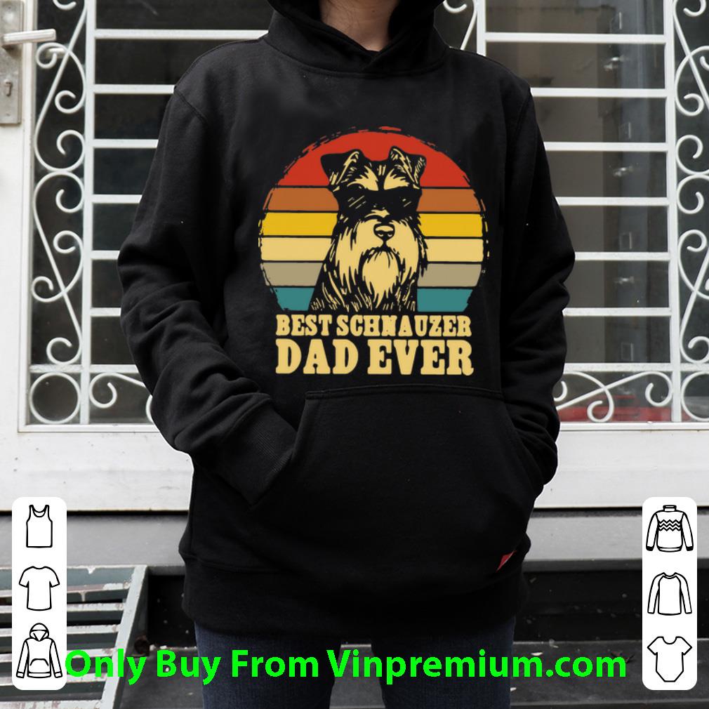 c3e7d679 great vintage best schnauzer dad ever father s day shirt 4 - Great Vintage Best Schnauzer Dad Ever Father's Day shirt