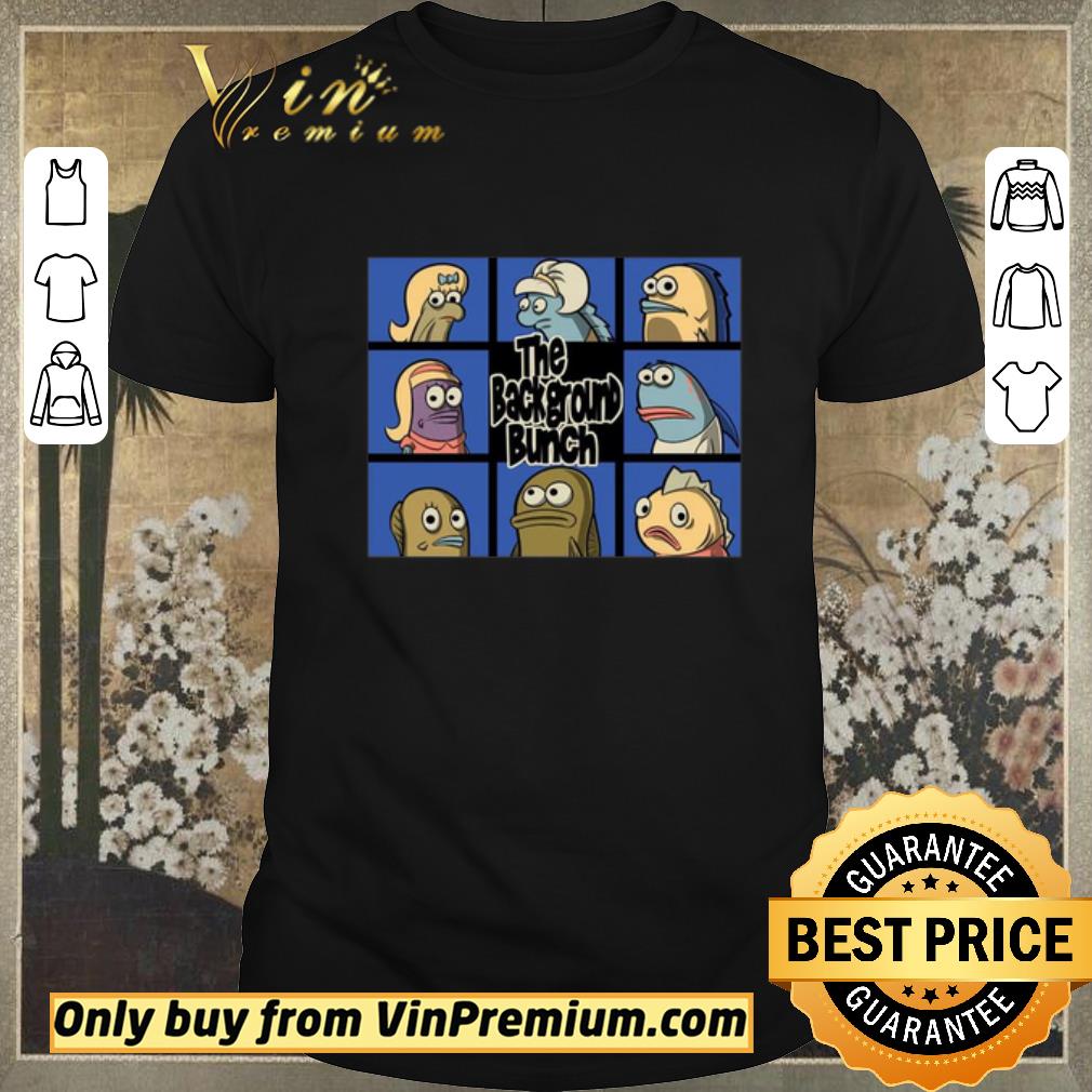 Top the background bunch characters shirt sweater