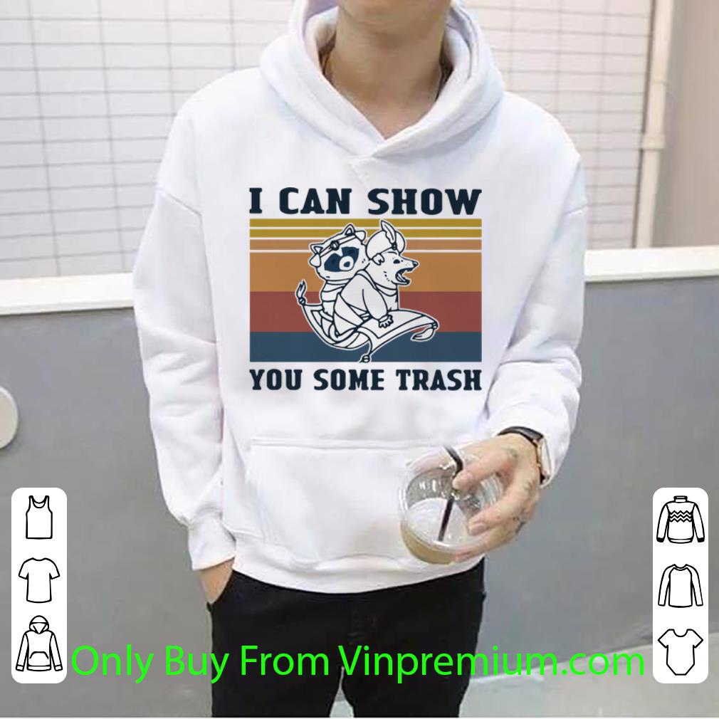 d915a1e2 premium vintage raccoon and possum i can show you some trash shirt 4 - Premium Vintage Raccoon And Possum I Can Show You Some Trash shirt