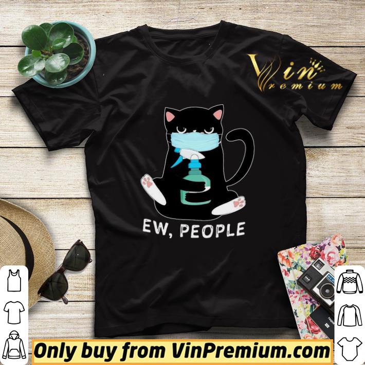 Black Cat Wear Face Mask Ew, People shirt sweater d9cda233 black cat wear face mask ew people shirt sweater 4 - Black Cat Wear Face Mask Ew, People shirt sweater