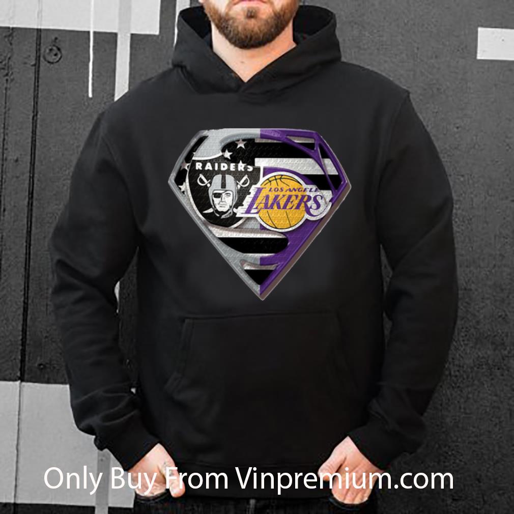 e521af2f original superman oakland raiders and los angeles lakers shirt 4 - Original Superman Oakland Raiders And Los Angeles Lakers shirt