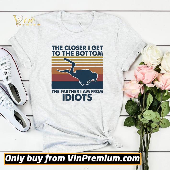 e908a9cd scuba diving the closer i get to the bottom the farther i am from idiots vintage shirt sweater 4 - Scuba diving the closer i get to the bottom the farther i am from idiots vintage shirt sweater