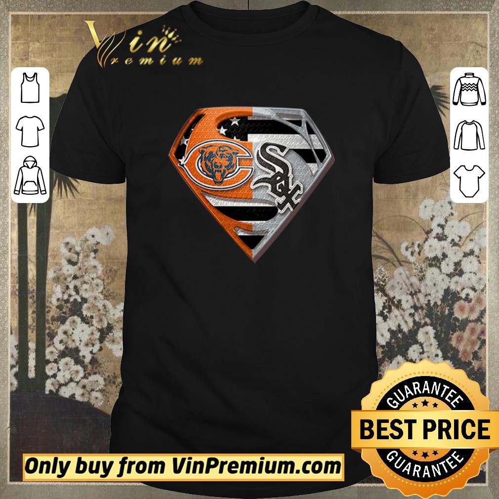 Premium Pretty Chicago Bears And Chicago White Sox Heartbeat shirt sweater