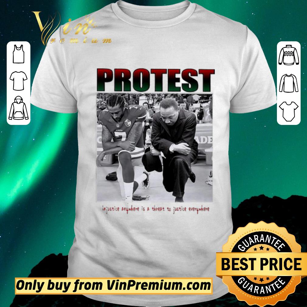 Official Protest in justice is a threat to justice everywhere shirt sweater