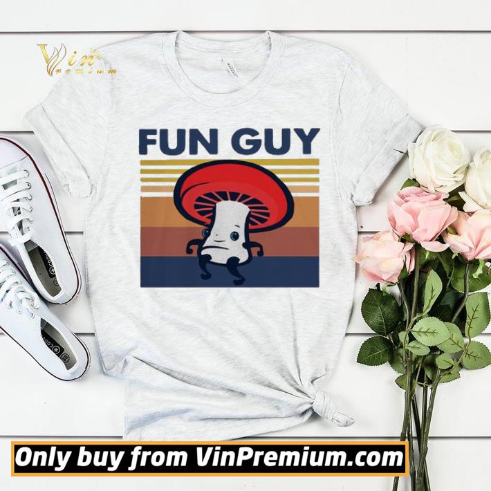 03c78a6d mushroom fun guy sunset white shirt sweater 4 - Mushroom Fun Guy Sunset White shirt sweater
