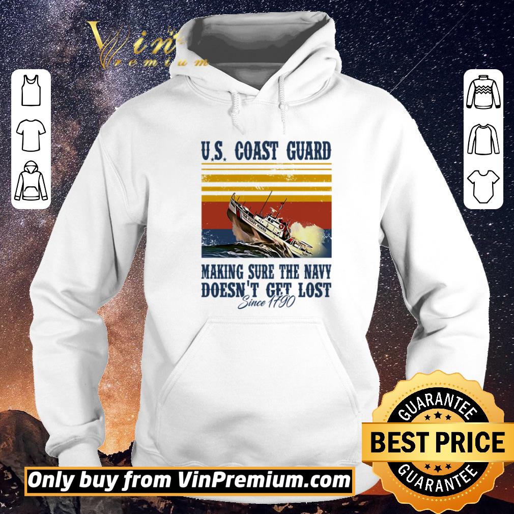 Premium Vintage U.S Coast Guard making sure the navy doesn’t get lost since 1790 shirt sweater 056dfd47 premium vintage u s coast guard making sure the navy doesn t get lost since 1790 shirt sweater 4 - Premium Vintage U.S Coast Guard making sure the navy doesn’t get lost since 1790 shirt sweater
