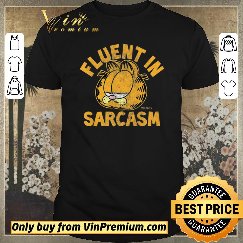 Funny Kids Garfield Fluent In Sarcasm shirt sweater