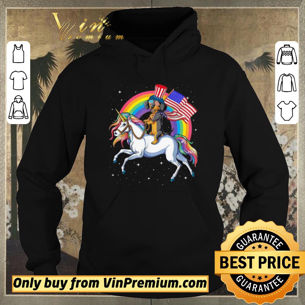 Official Dachshund Riding Unicorn Happy Independence shirt sweater 0f98e503 official dachshund riding unicorn happy independence shirt sweater 4 - Official Dachshund Riding Unicorn Happy Independence shirt sweater