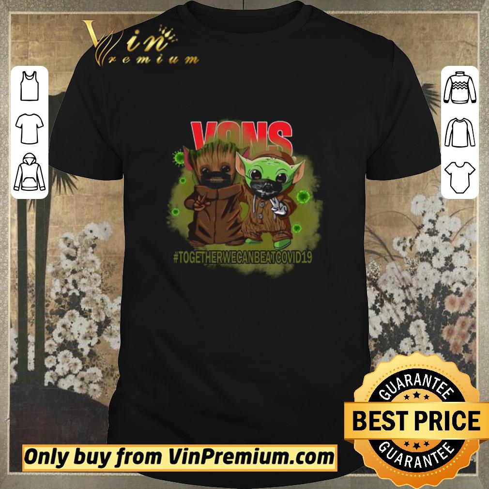 Awesome Baby Groot And Baby Yoda Face Mask Star Wars Darth Vader VOns Together We Can Beat Covid 19 shirt sweater