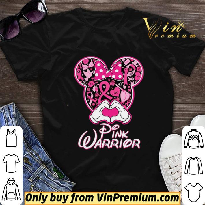 Minnie mouse pink warrior awareness shirt sweater