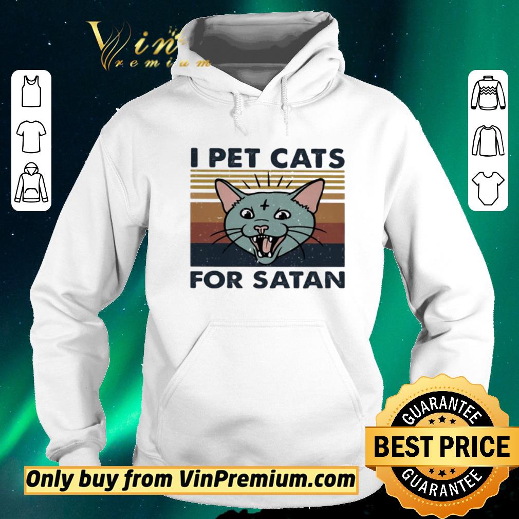 1ae556df premium i pet cats for satan vintage retro shirt sweater 4 - Premium I Pet Cats For Satan Vintage Retro shirt sweater