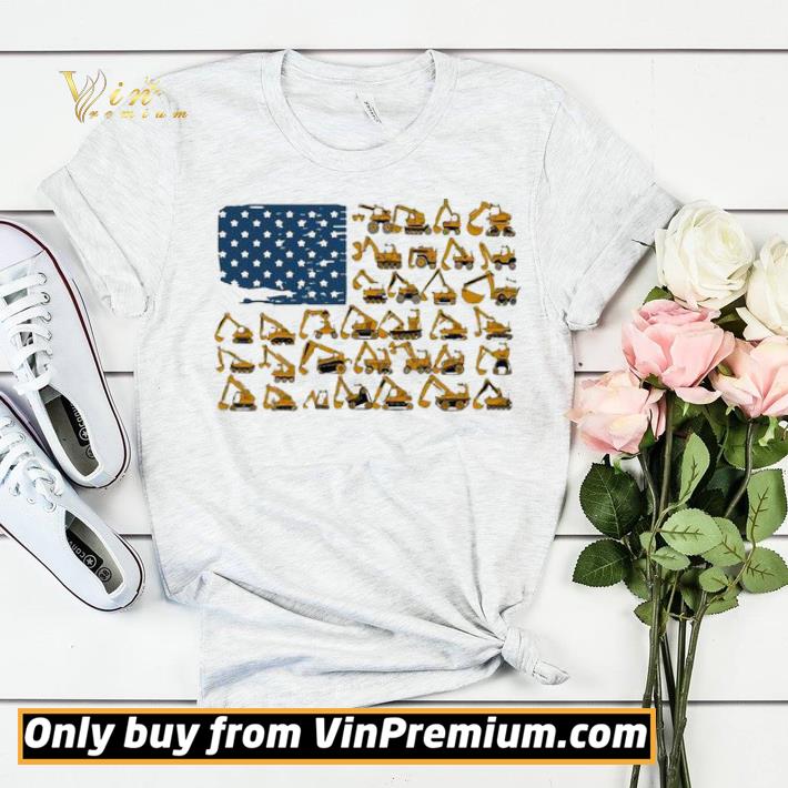 1becaaa4 farmer excavator american flag independence day shirt sweater 4 - Farmer excavator american flag independence day shirt sweater