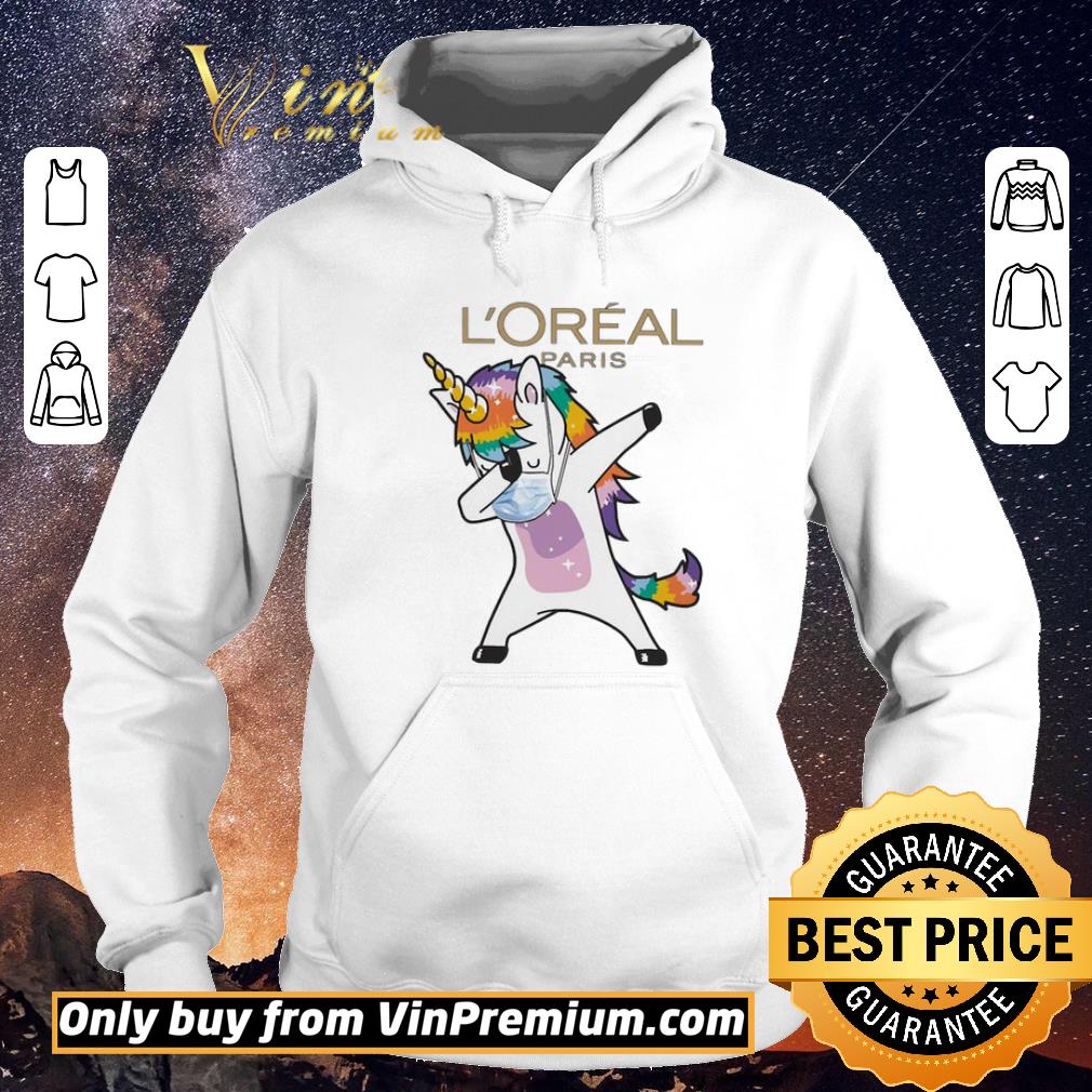 1c394f19 nice dabbing unicorn mask l oréal paris logo coronavirus shirt sweater 4 - Nice Dabbing Unicorn mask L’Oréal Paris logo Coronavirus shirt sweater