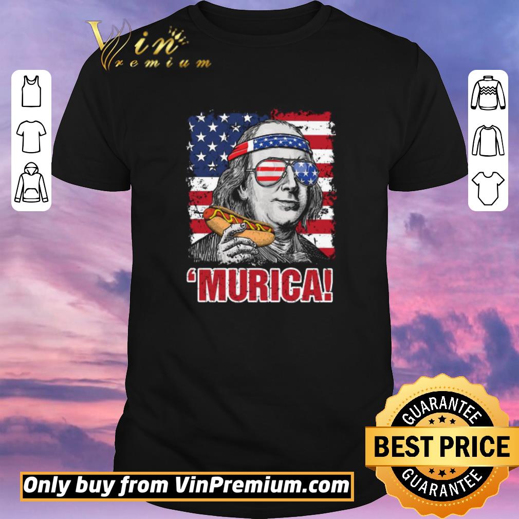 Nice George Washington HotDog Murica American flag shirt sweater