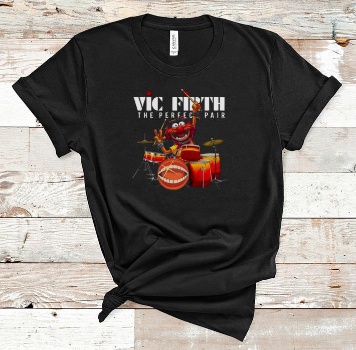 Hot The Muppet Playing Drum For Vic Firth The Perfect Pair Shirt