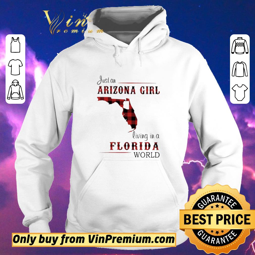 28d3c83e premium just an alabama girl living in a florida world map shirt sweater 4 - Premium Just an alabama girl living in a florida world map shirt sweater