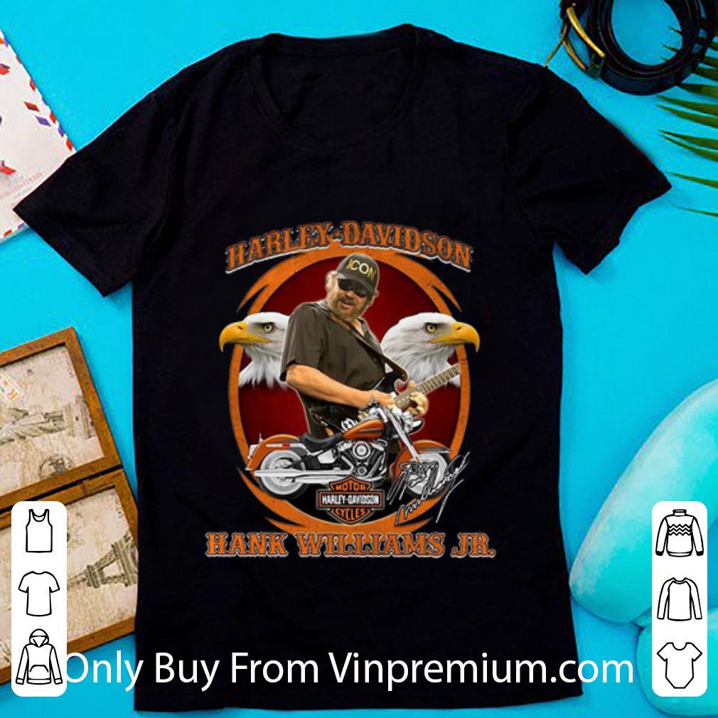 Awesome Harley Davidson Motor Hank Williams Jr shirt