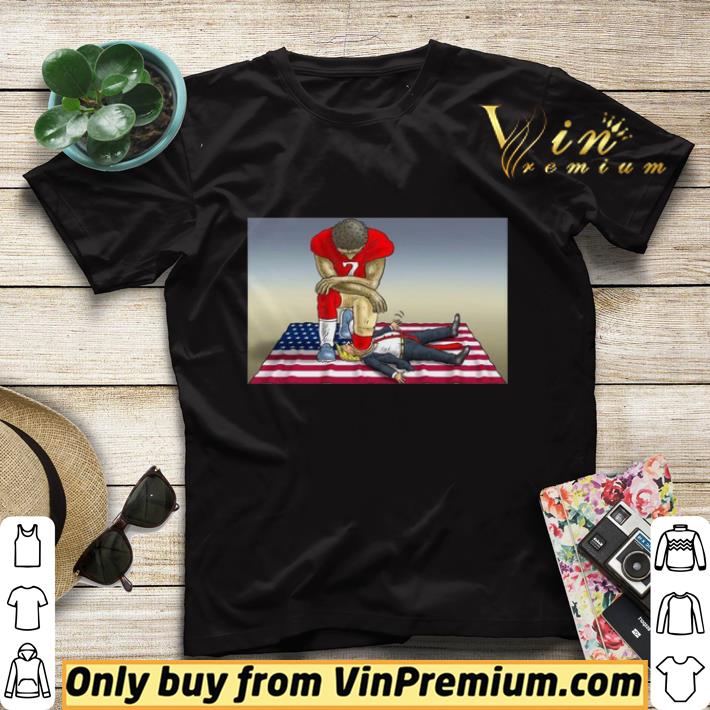 Colin Kaepernick Kneeling On Trump Head shirt sweater 2fc69632 colin kaepernick kneeling on trump head shirt sweater 4 - Colin Kaepernick Kneeling On Trump Head shirt sweater