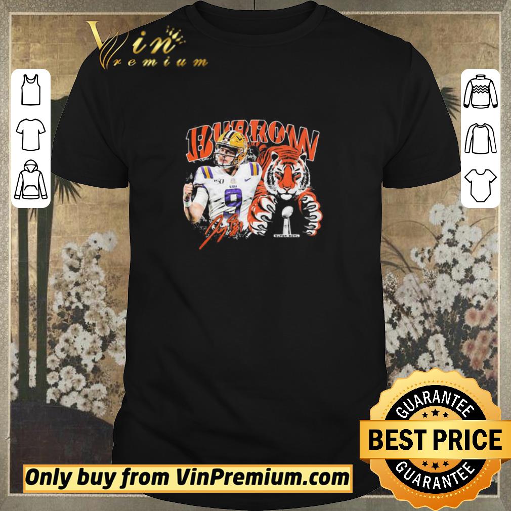 Top Joe Burrow Cincinnati Bengals Team Champions Signature shirt sweater