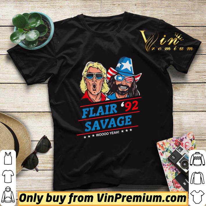 362b8037 ric flair and randy savage flair 92 savage woooo yeaah shirt sweater 4 - Ric Flair and Randy Savage Flair ’92 Savage Woooo yeaah shirt sweater
