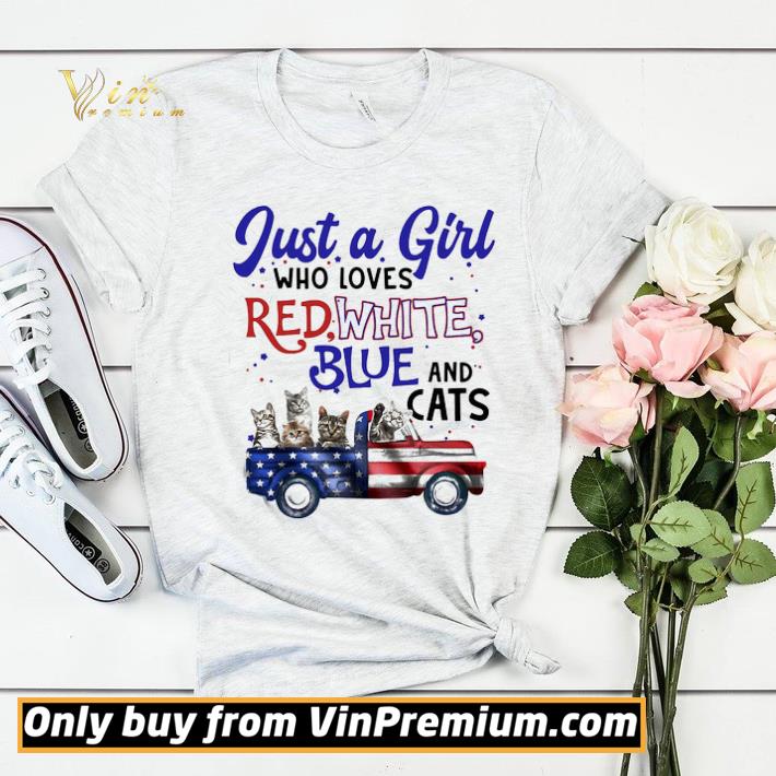 37bbd361 just a girl who loves red white blue and cats 4th of july independence day shirt sweater 4 - Just a girl who loves red white blue and cats 4th of July Independence Day shirt sweater