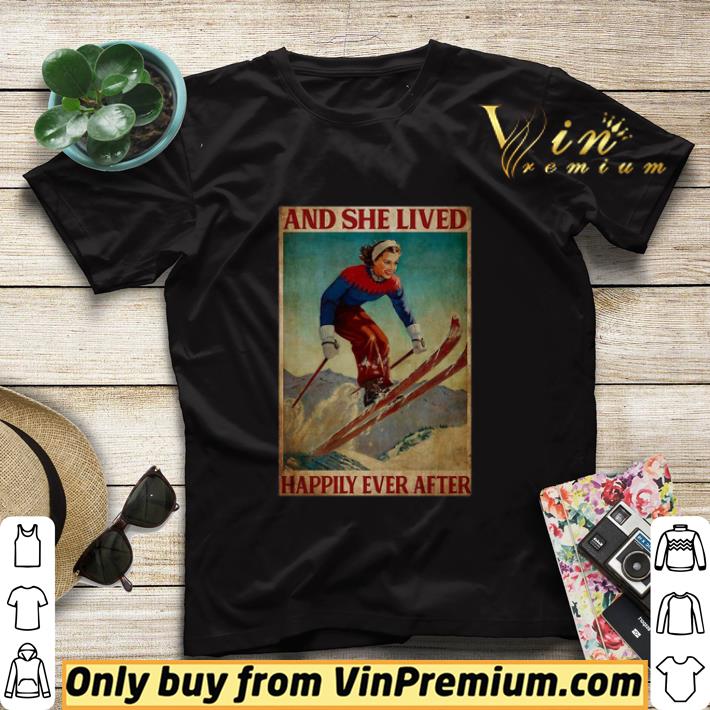 Skiing and she lived happily ever after shirt sweater 37c77821 skiing and she lived happily ever after shirt sweater 4 - Skiing and she lived happily ever after shirt sweater