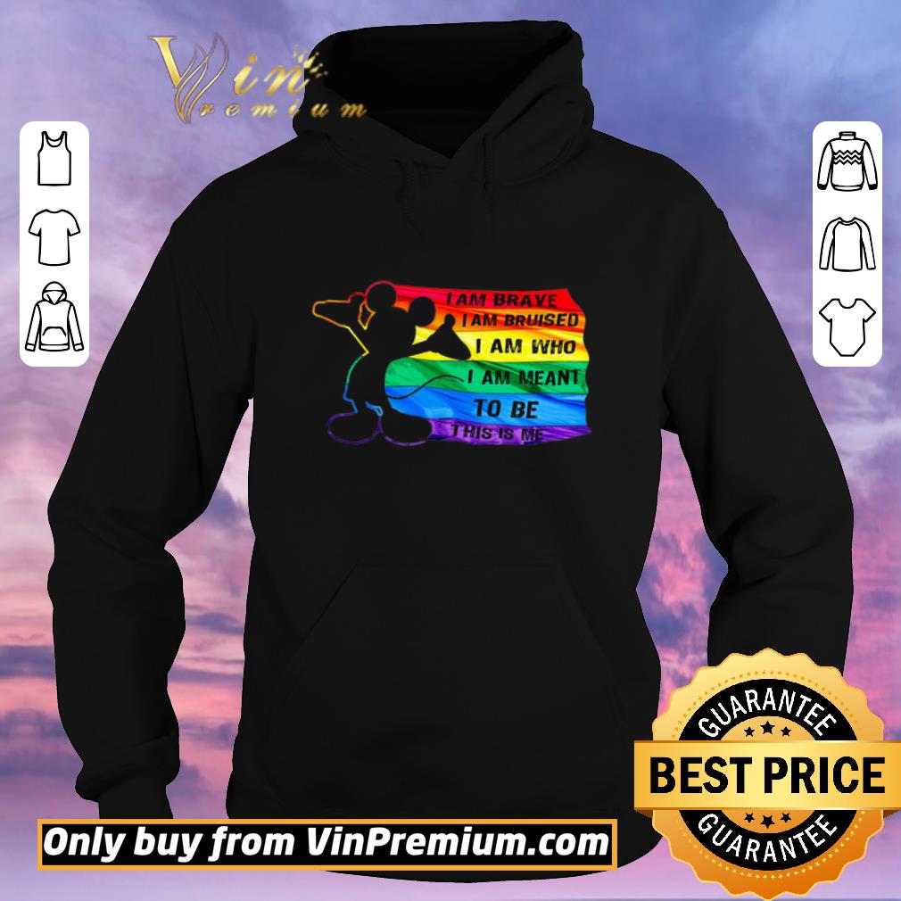 38eade6a awesome mickey mouse lgbt pride i am brave i am bruised i am who i am meant shirt sweater 4 - Awesome Mickey Mouse Lgbt Pride I Am Brave I Am Bruised I Am Who I Am Meant shirt sweater