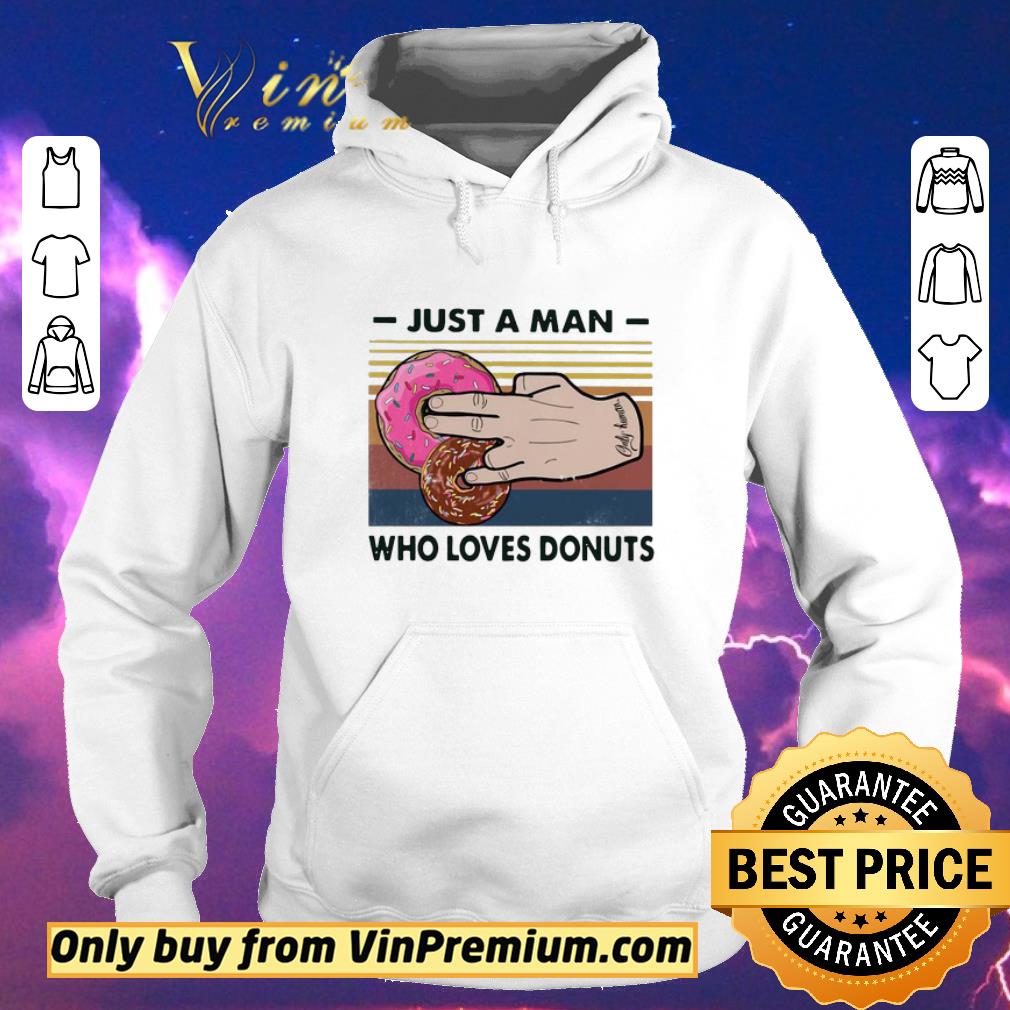 3fac623a top just a man who loves donuts vintage shirt sweater 4 - Top Just A Man Who Loves Donuts Vintage shirt sweater
