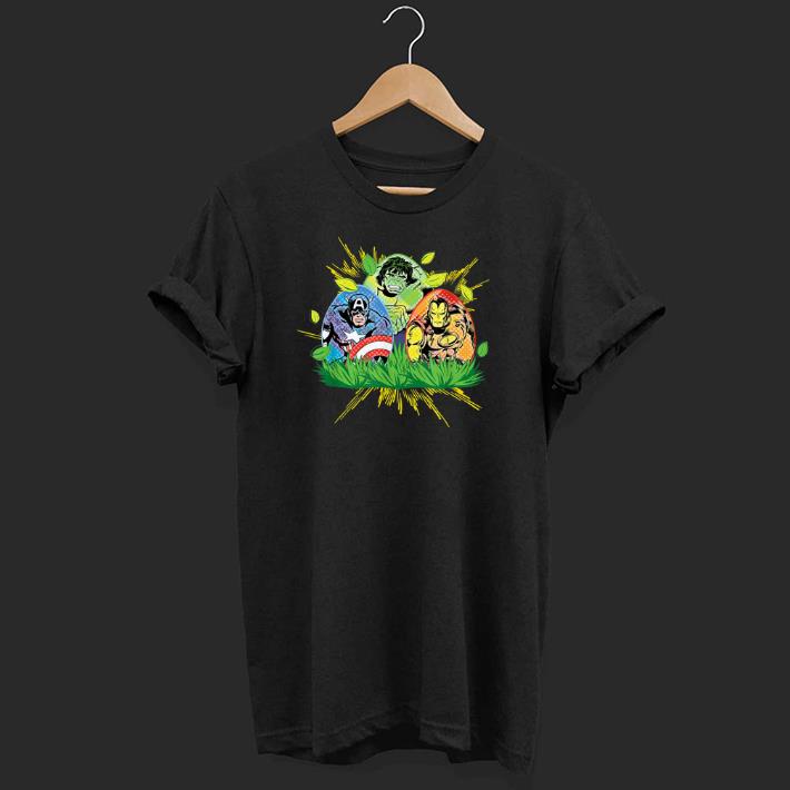 Official Marvel Avengers Captain America Hulk Iron Man Easter Shirt