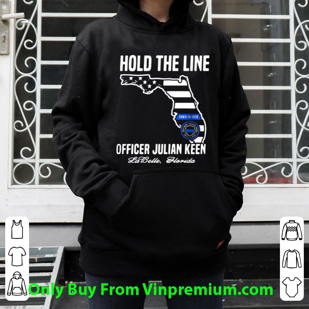 408e486b great hold the line officer julian keen jabette florida thin blue line shirt 4 - Great Hold The Line Officer Julian Keen Jabette Florida Thin Blue Line shirt
