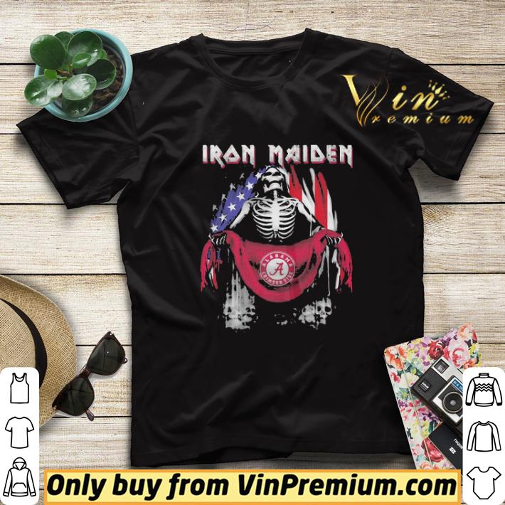 4093167a skeleton iron maiden alabama crimson tide logo american flag independence day shirt sweater 4 - Skeleton Iron Maiden Alabama Crimson Tide Logo American Flag Independence Day shirt sweater