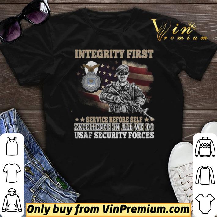 Integrity First Service Before Self Usaf Secrity Forces shirt sweater