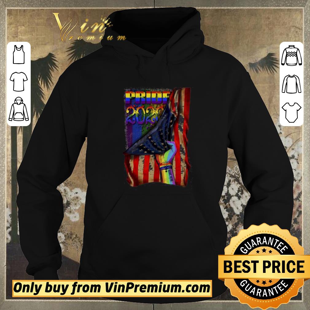4be1e841 awesome lgbt pride 2020 american flag shirt sweater 4 - Awesome LGBT pride 2020 American flag shirt sweater