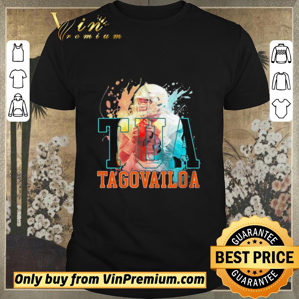 Funny Tua tagovailoa miami dolphins football water color shirt sweater