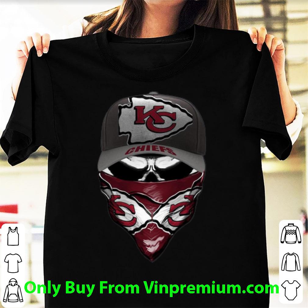 Awesome Kansas City Chiefs Skull Face Mask shirt