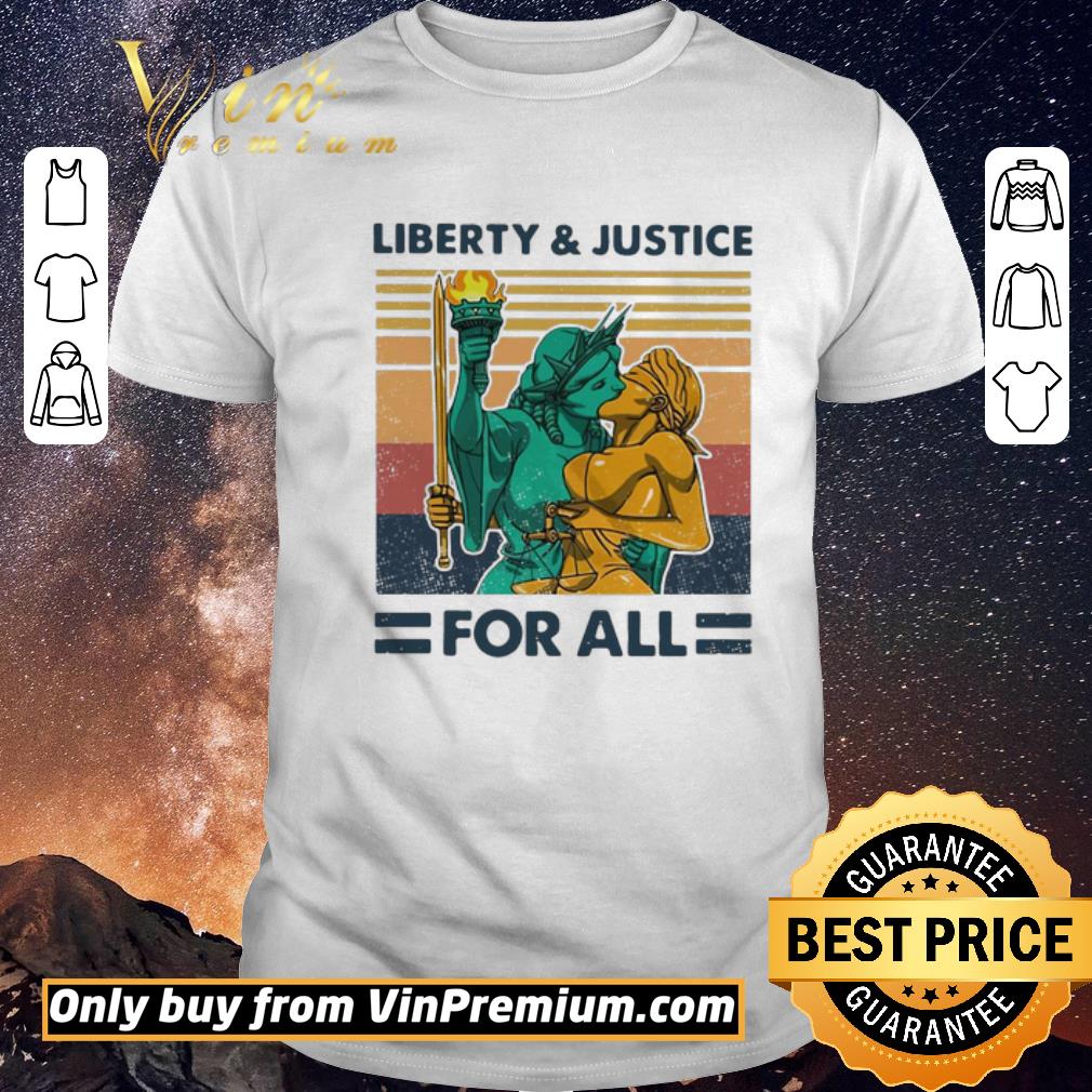 Awesome Liberty And Justice For All Vintage shirt sweater