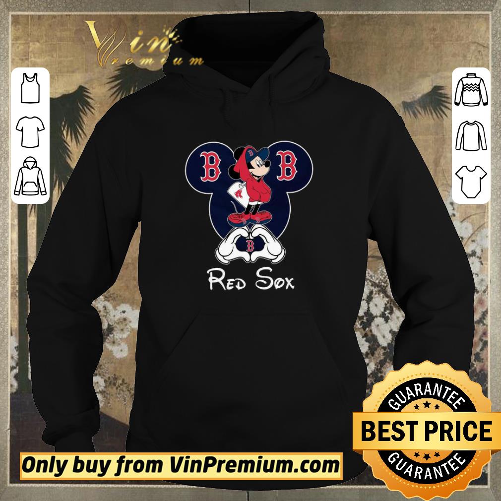Nice Mickey Mouse Heart Boston Red Sox shirt sweater 51449a5c nice mickey mouse heart boston red sox shirt sweater 4 - Nice Mickey Mouse Heart Boston Red Sox shirt sweater
