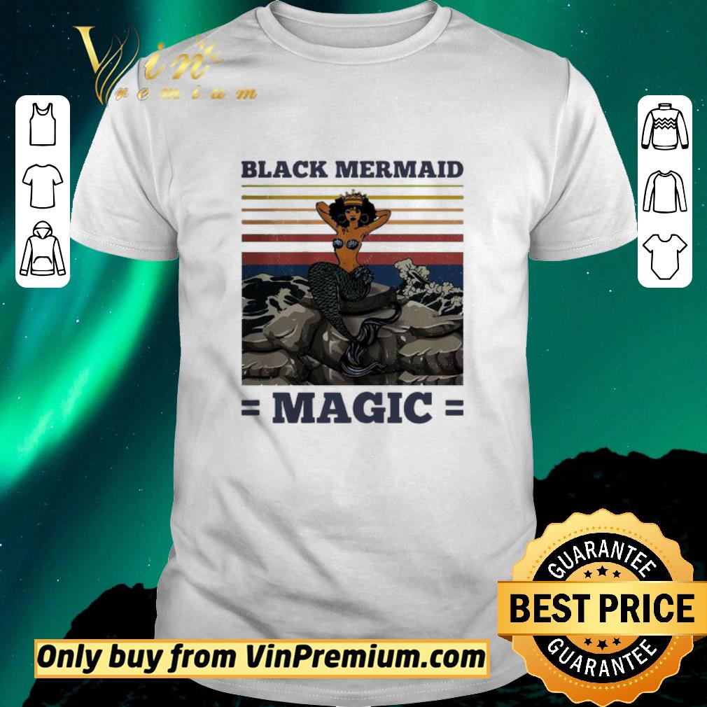 Hot Awesome Black Mermaid Magic Vintage shirt sweater