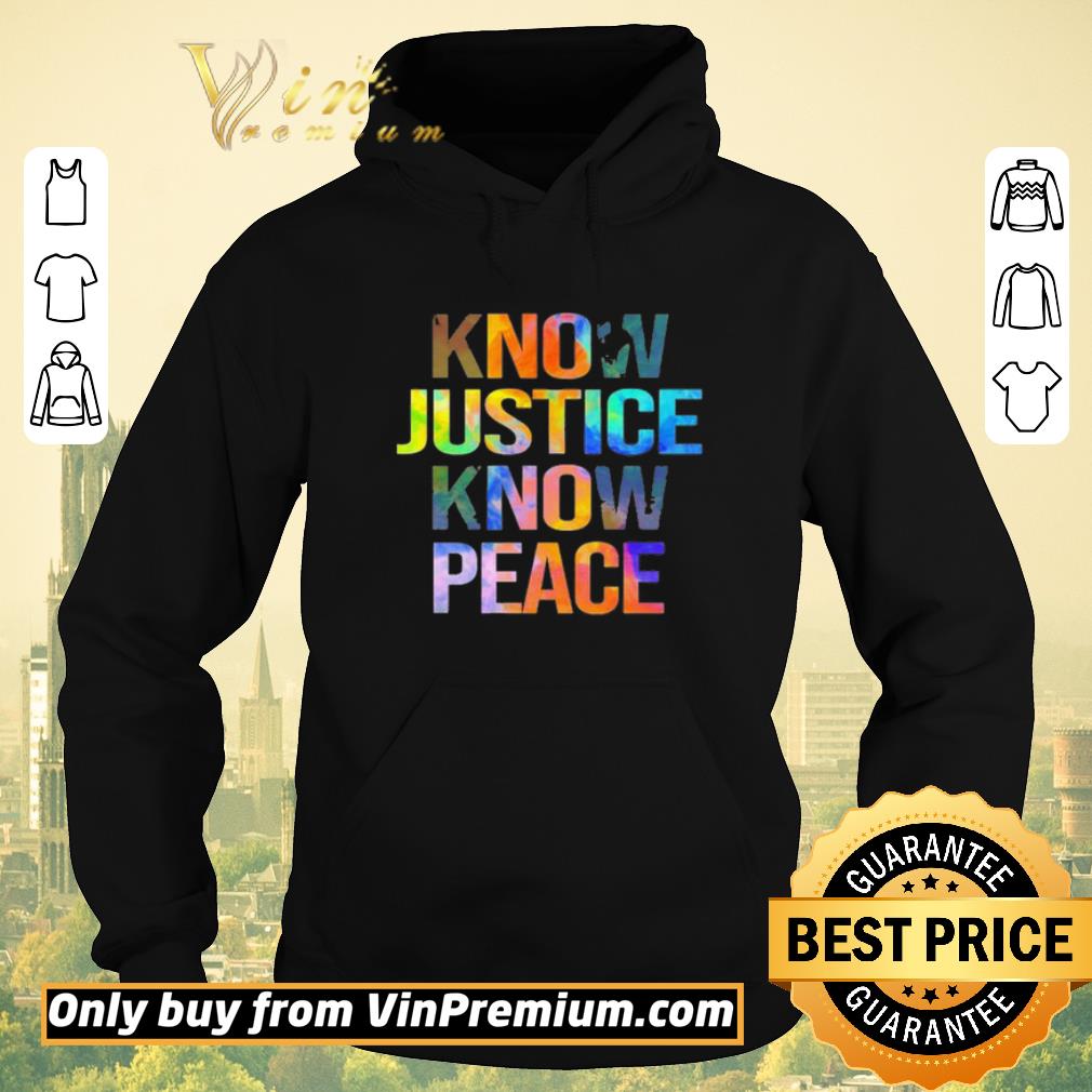 551e7b76 official lgbt know justice know peace shirt 4 - Official LGBT Know justice know Peace shirt
