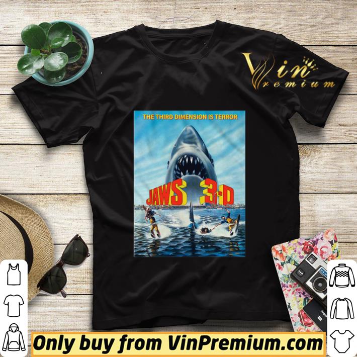58bc8ab1 movie poster jaws 3 d shirt sweater 4 - Movie Poster Jaws 3-D shirt sweater