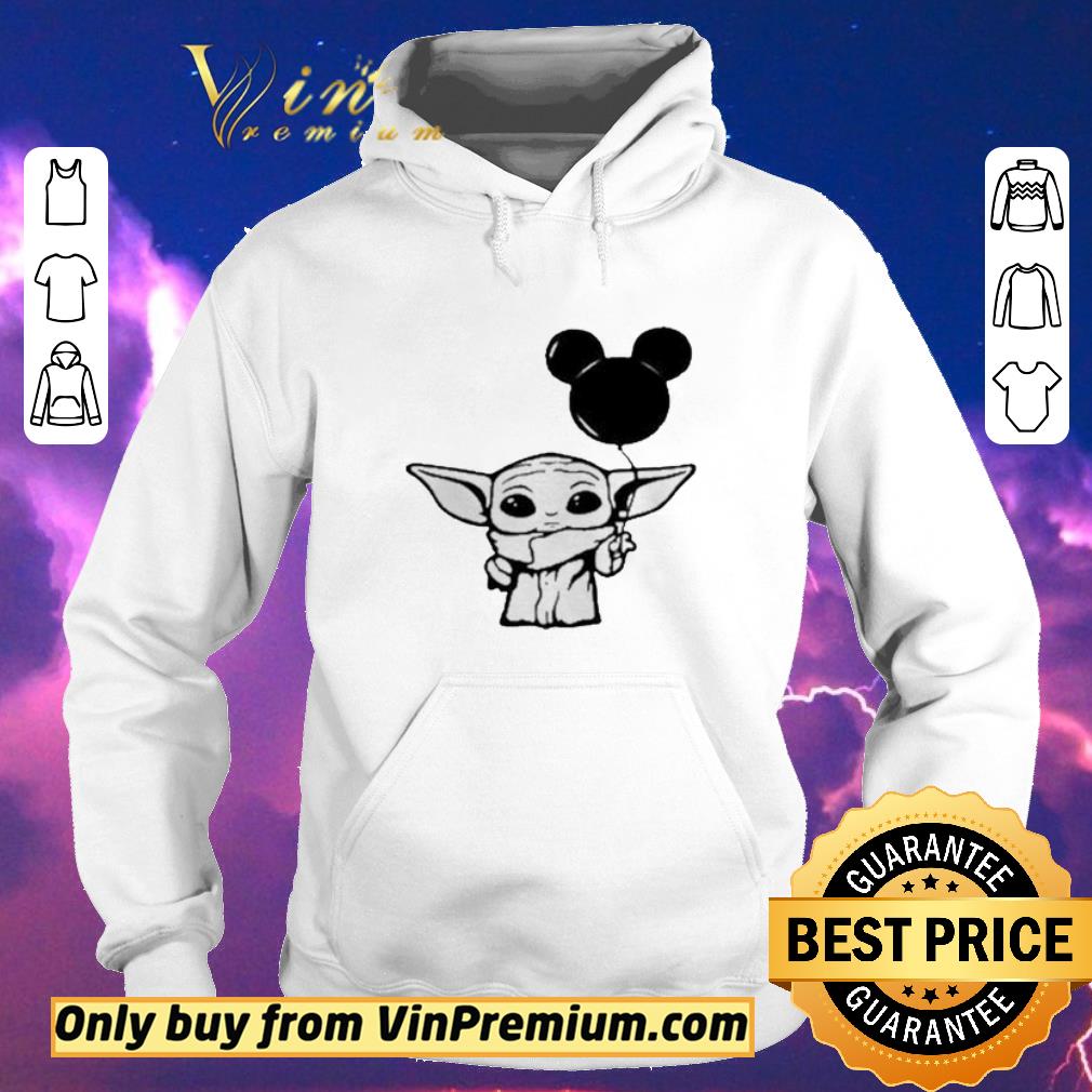 59feb165 official star wars baby yoda holding balloon mickey mouse best day ever shirt sweater 4 - Official Star wars baby yoda holding balloon mickey mouse best day ever shirt sweater