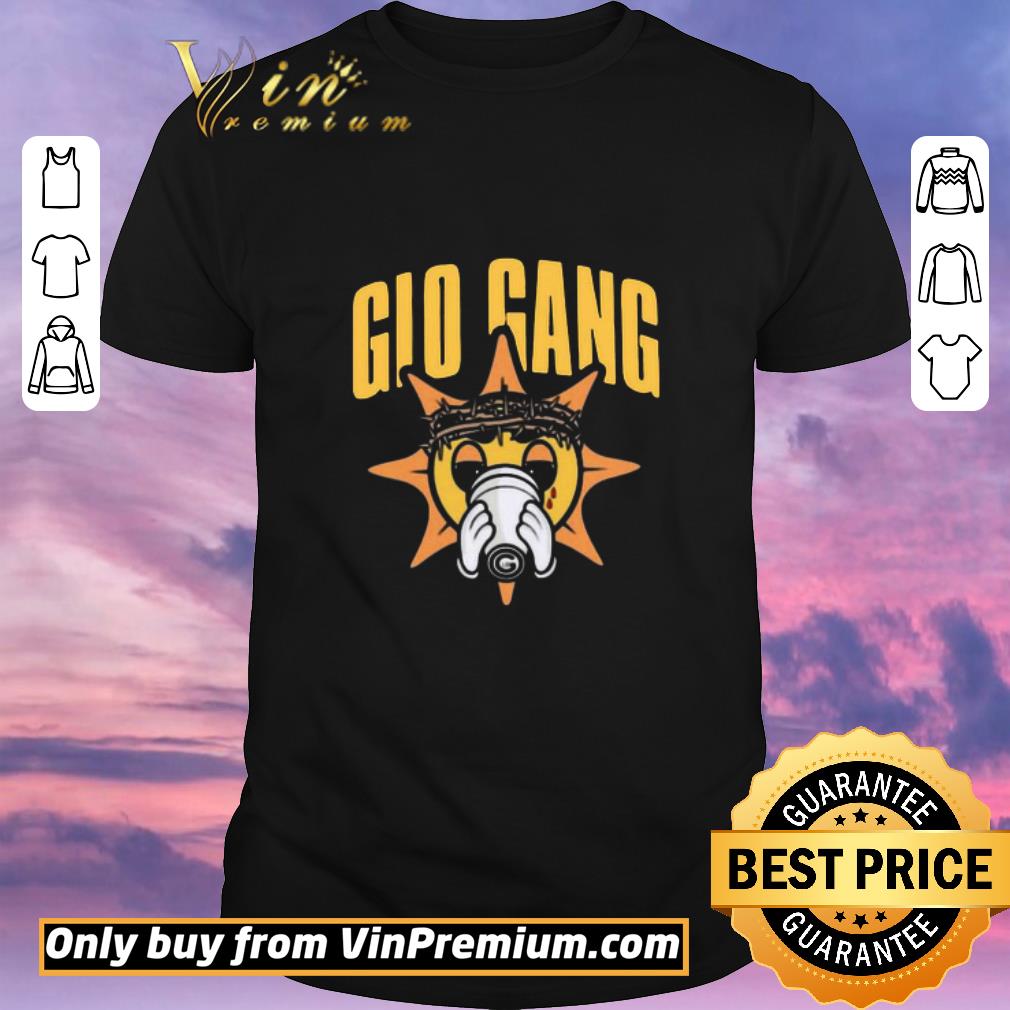 Nice New Popular Chief Keef Rapper Glo Gang Men Black shirt sweater