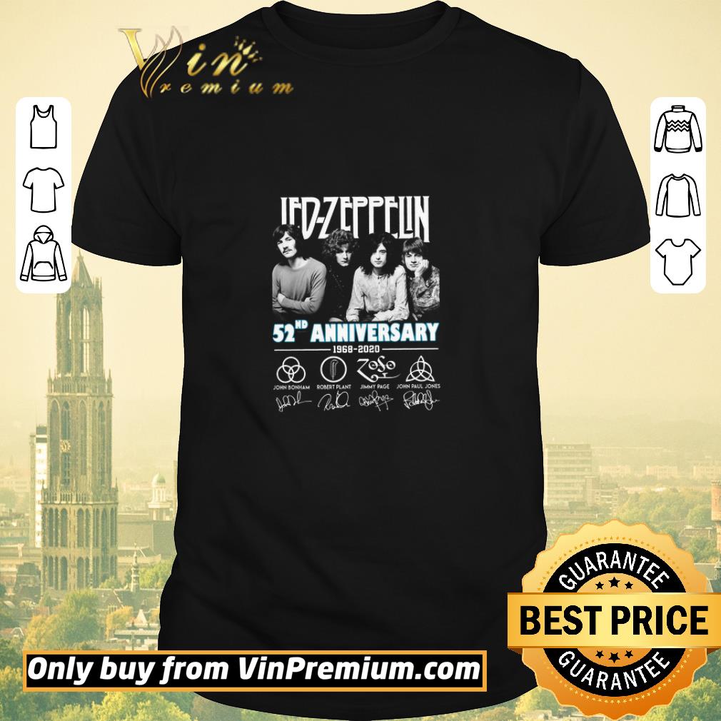 Hot Led Zeppelin 52nd Anniversary 1968 2020 Signature shirt sweater