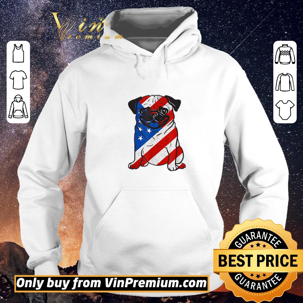 61e39634 official pug american flag fourth of july patriotic shirt sweater 4 - Official Pug American Flag Fourth Of July Patriotic shirt sweater