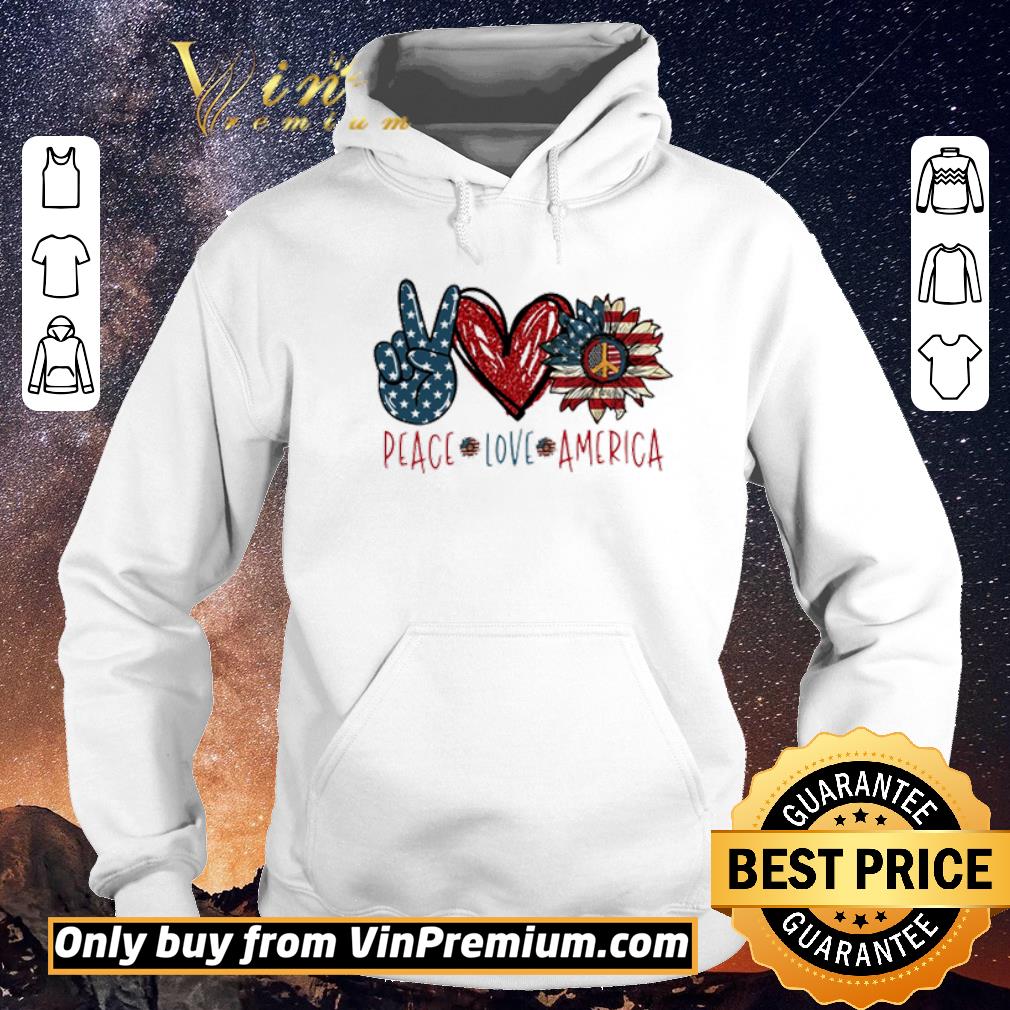 Pretty Peace love America Hippie Sunflower 4th of July shirt sweater 63c5cf1b pretty peace love america hippie sunflower 4th of july shirt sweater 4 - Pretty Peace love America Hippie Sunflower 4th of July shirt sweater