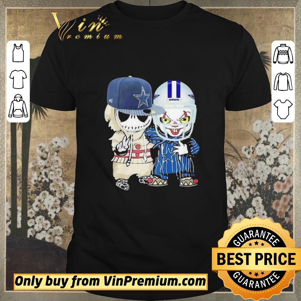 Funny jack skellington and pennywise mashup dallas cowboys shirt sweater