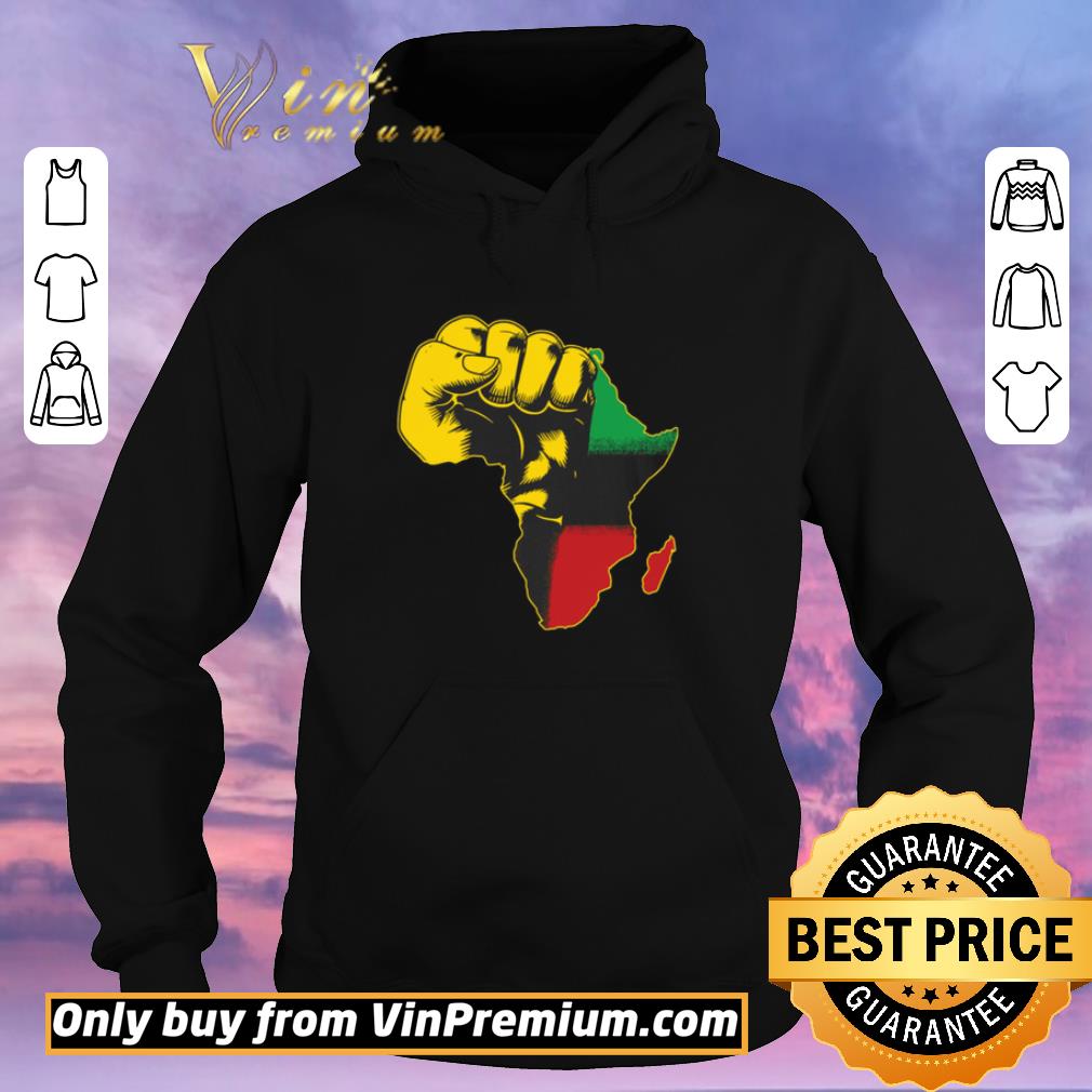 6c9a3f31 premium the fist raise africa map pan african flag shirt sweater 4 - Premium The Fist Raise Africa Map Pan-African flag shirt sweater